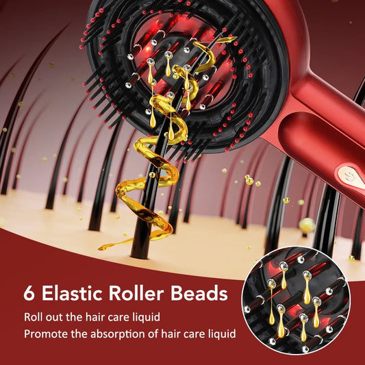 Red Light Therapy Scalp Massager